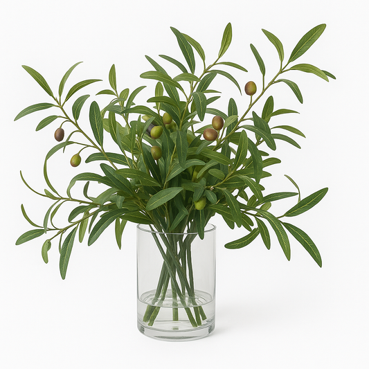 Olive Branches Vase